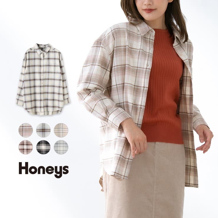 トップス シャツ 羽織り | Honeys | 詳細画像1 