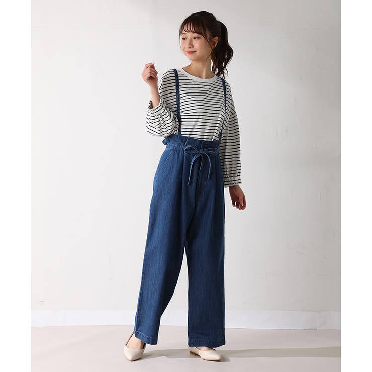 パンツ ストレートパンツ サスペンダー[品番：HNSW0003389]｜Honeys