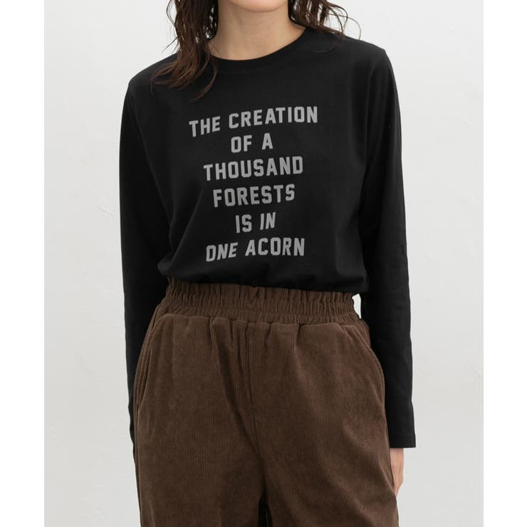 ブラック | トップス Tシャツ ロンＴ | Honeys