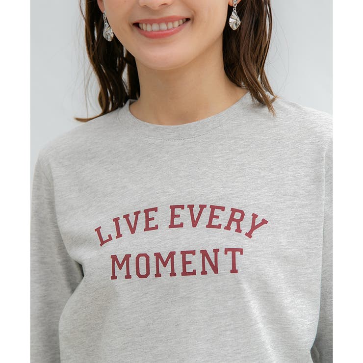 Forever21 トップス 長袖 Tシャツ カットソー グレー - 通販