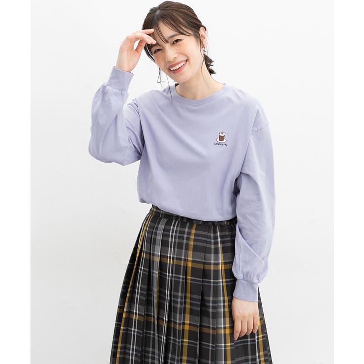 ラベンダー | トップス カットソー 長袖 | Honeys