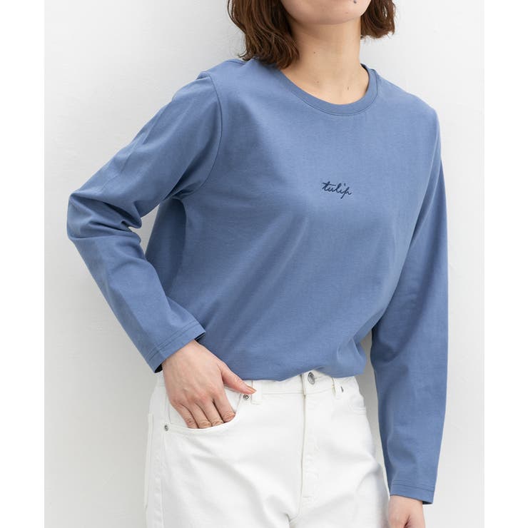 ブルー | トップス カットソー 長袖 | Honeys