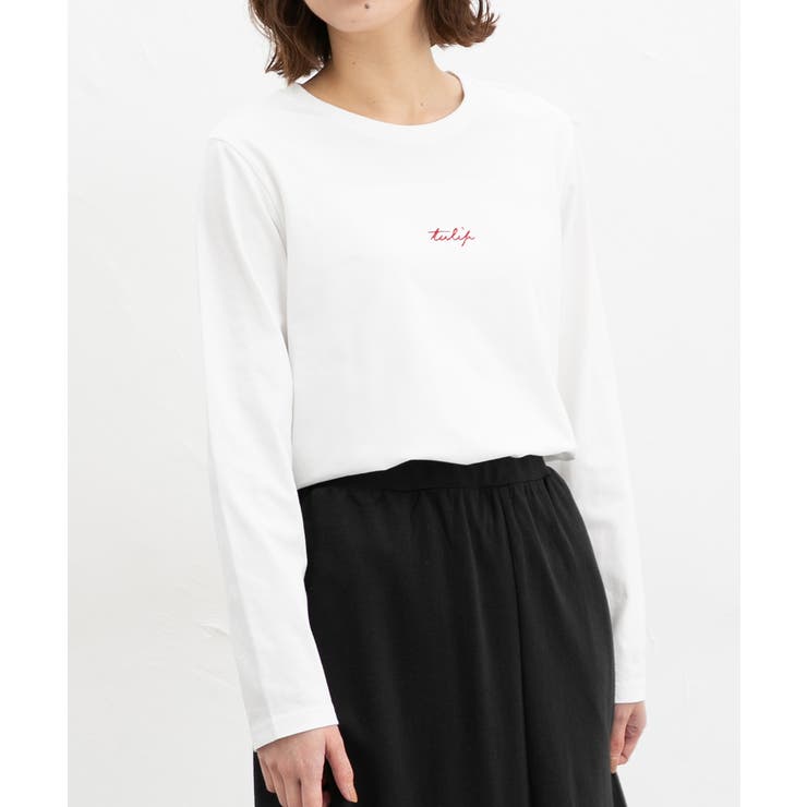 オフ×アカ | トップス カットソー 長袖 | Honeys