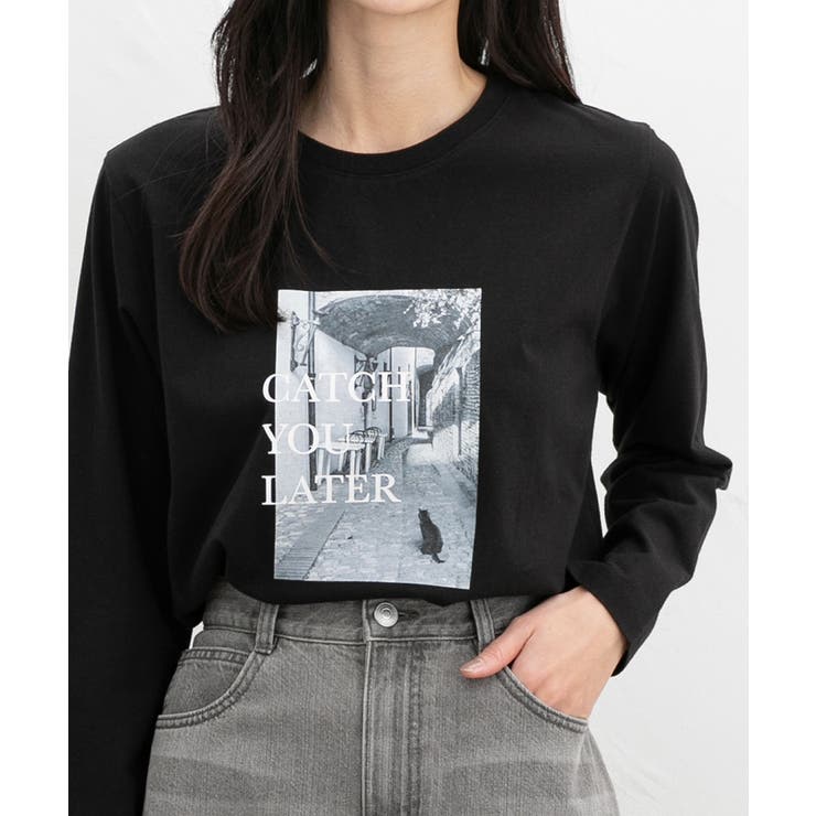 ブラック | トップス Tシャツ カットソー | Honeys