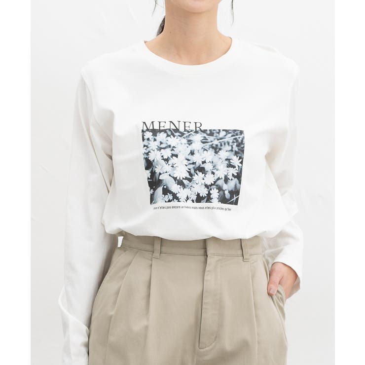 オフ花柄 | トップス Tシャツ カットソー | Honeys