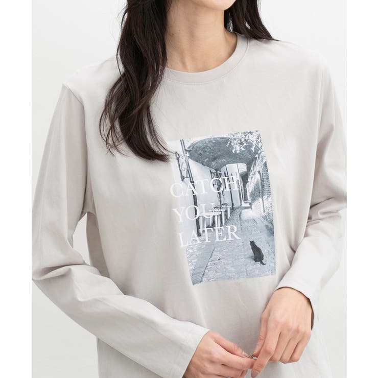 グレージュ | トップス Tシャツ カットソー | Honeys