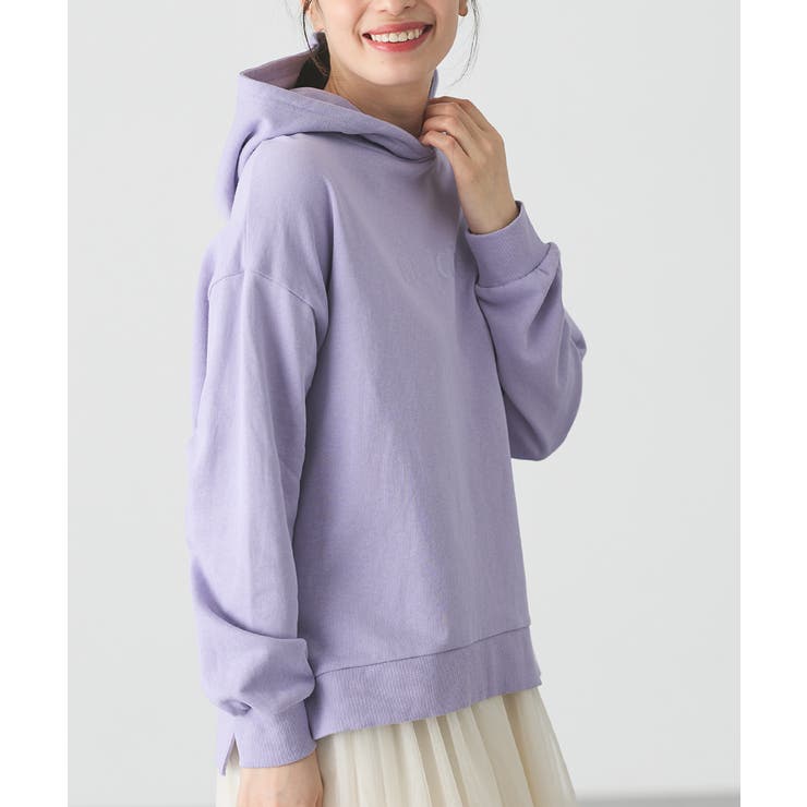 パープル | トップス スウェット 長袖 | Honeys