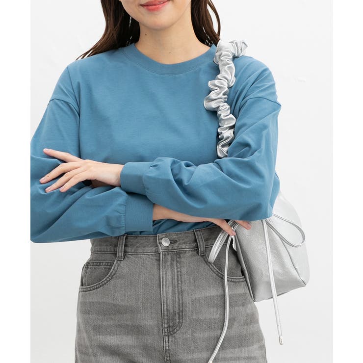 ブルー | トップス カットソー 長袖 | Honeys