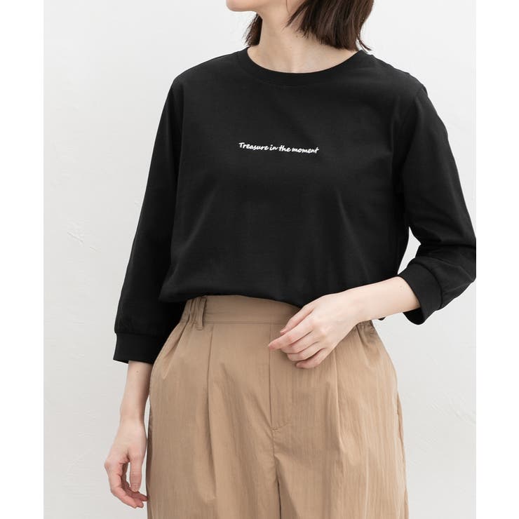 ブラック | トップス カットソー Tシャツ | Honeys