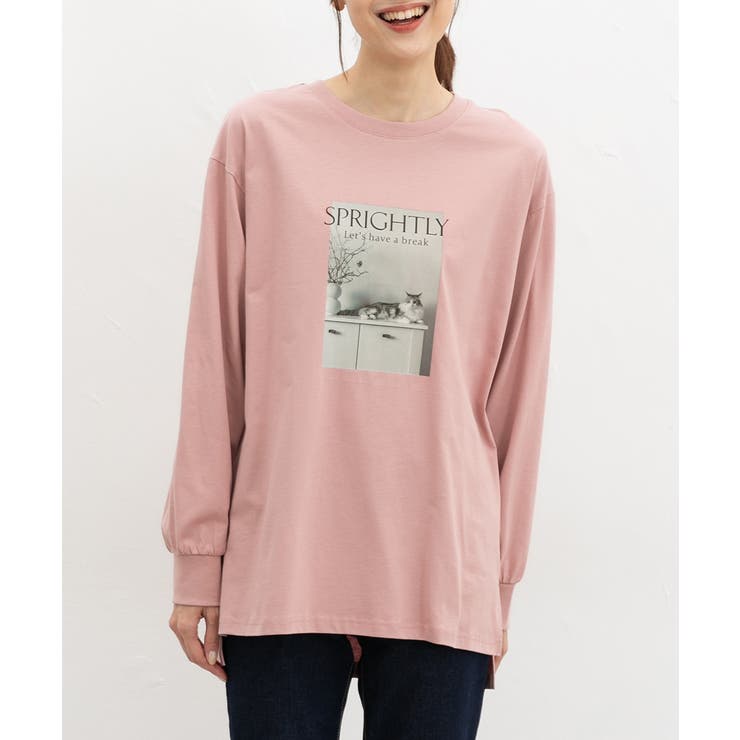 ピンク | トップス Tシャツ ロンＴ | Honeys