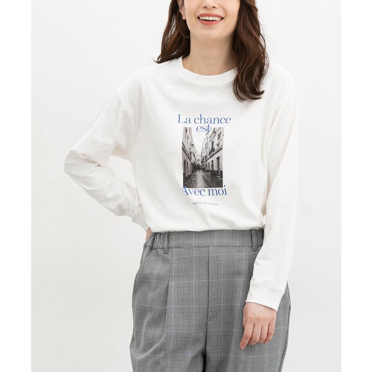 オフ×ブルー | トップス Tシャツ ロンＴ | Honeys