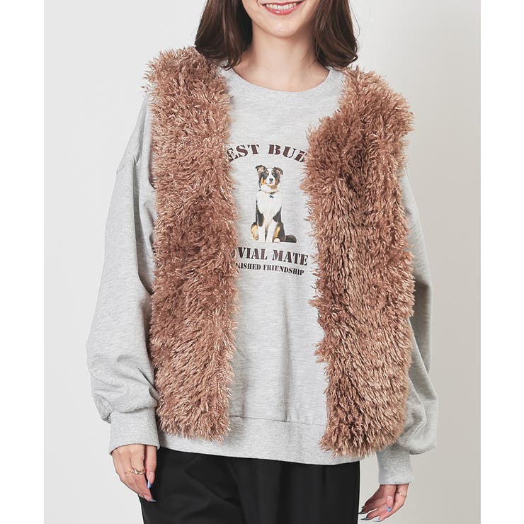 オートミール | トップス スウェット 長袖 | Honeys