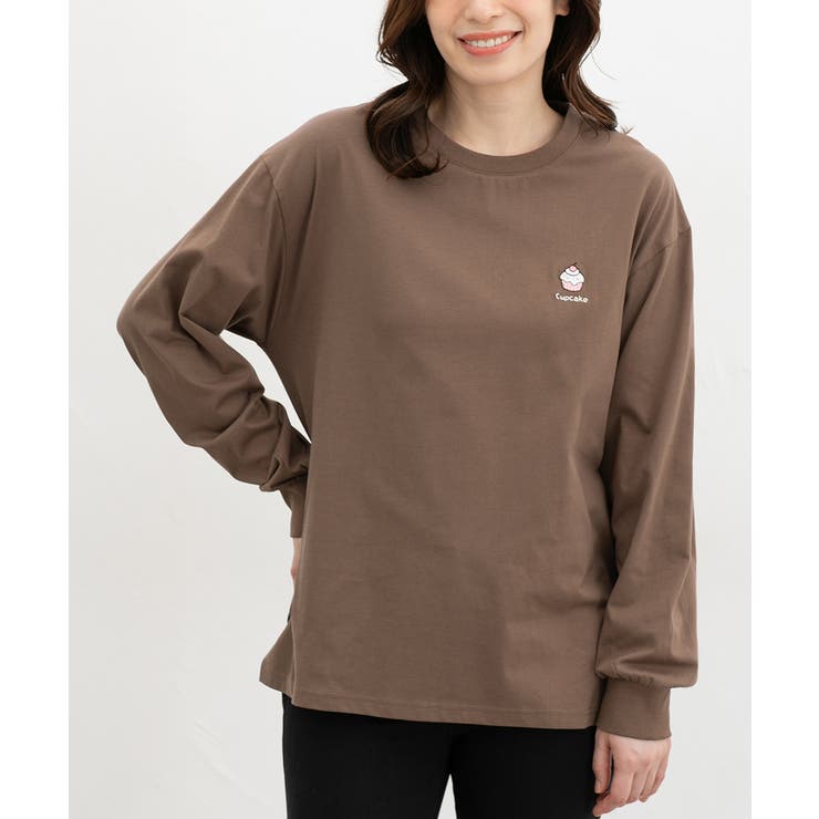 ブラウン | トップス Tシャツ ロンＴ | Honeys