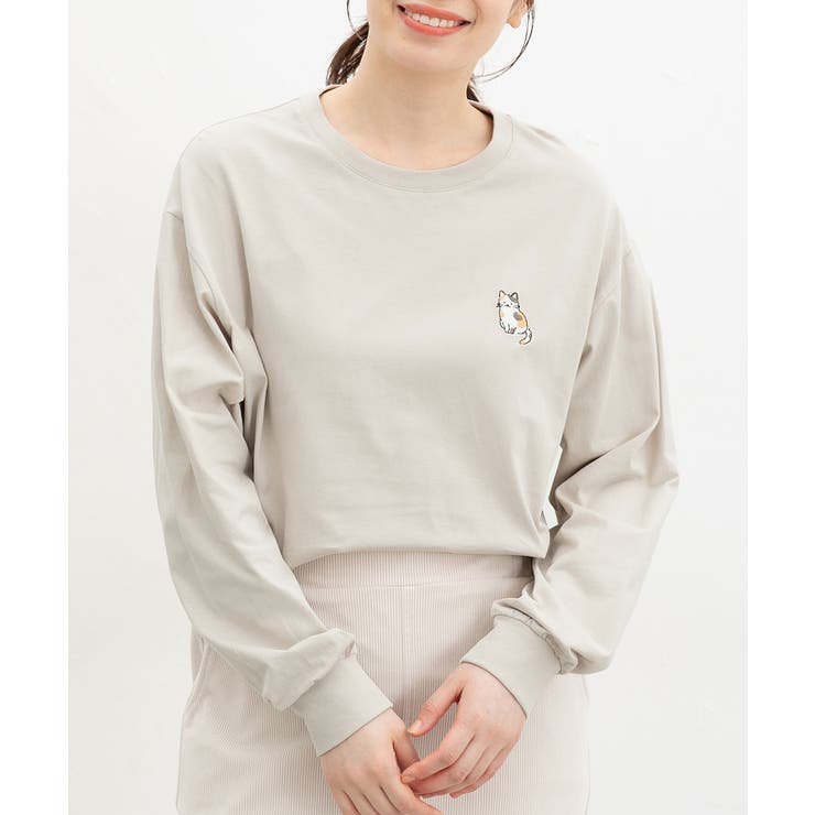 ベージュ | トップス Tシャツ ロンＴ | Honeys