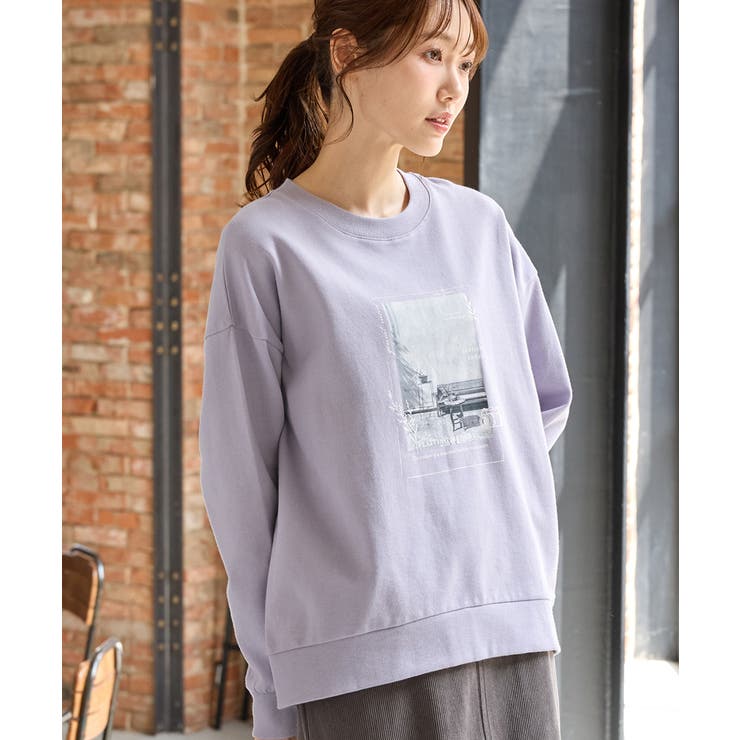 ライトパープル | トップス スウェット 長袖 | Honeys