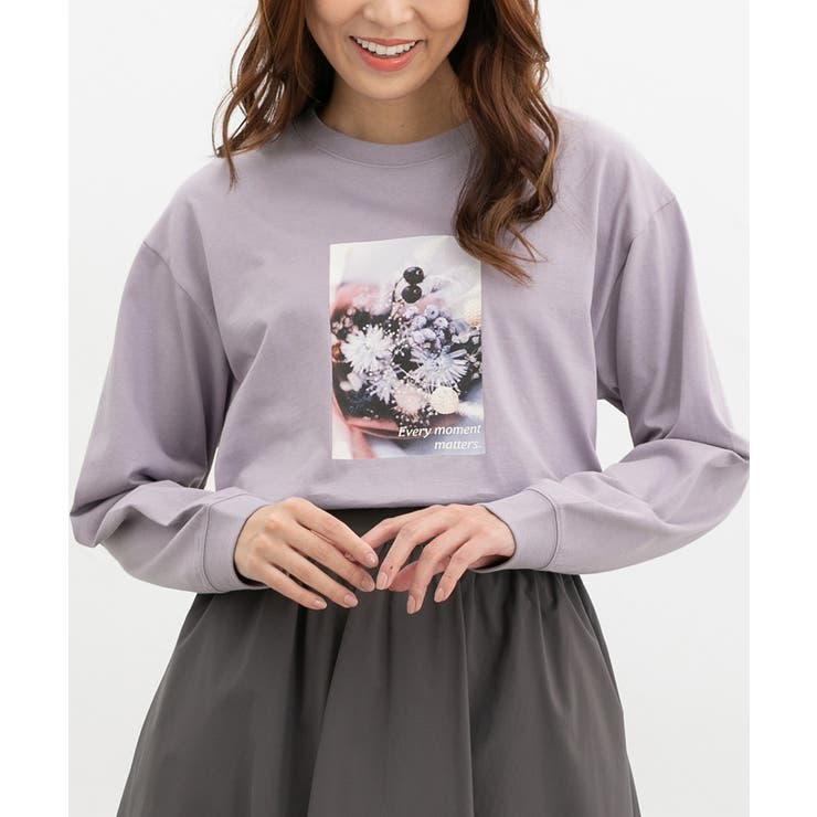 ラベンダー | トップス Tシャツ ロンＴ | Honeys