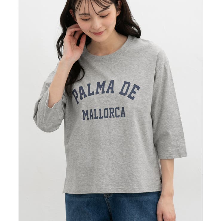 杢グレー | トップス Tシャツ ７分袖Tシャツ | Honeys