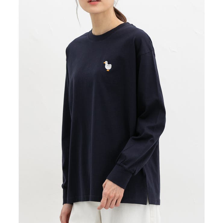 ネイビー | トップス Tシャツ ロンＴ | Honeys