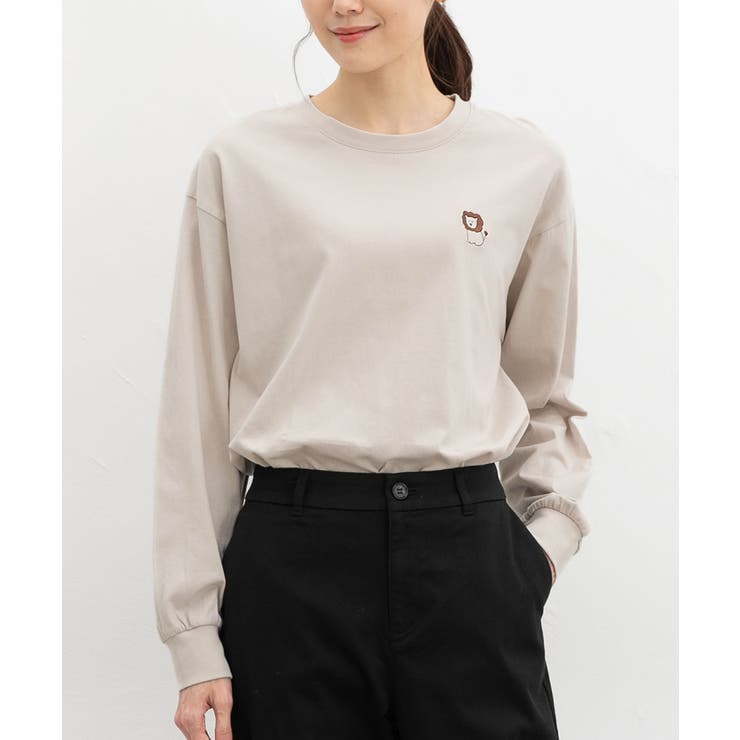 ライトベージュ | トップス Tシャツ ロンＴ | Honeys