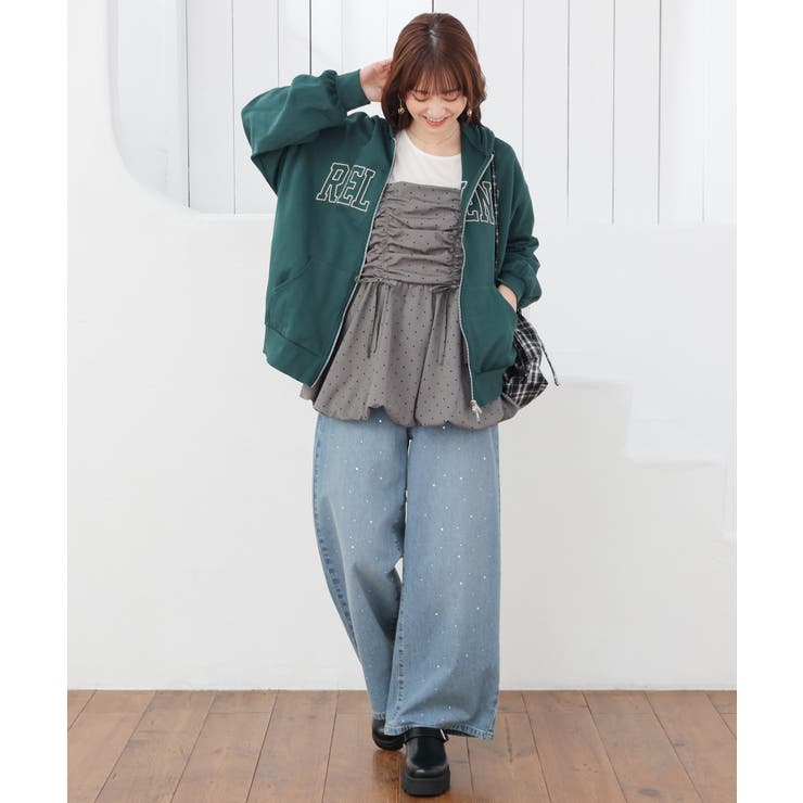 トップス パーカー ジップパーカー | Honeys | 詳細画像7 