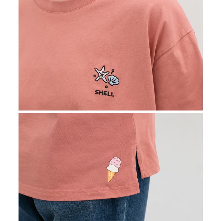 トップス Tシャツ 半袖Tシャツ | Honeys | 詳細画像13 
