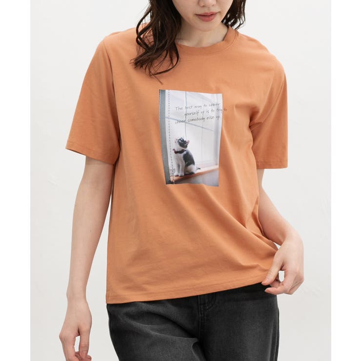 オレンジ | トップス Tシャツ 半袖Tシャツ | Honeys