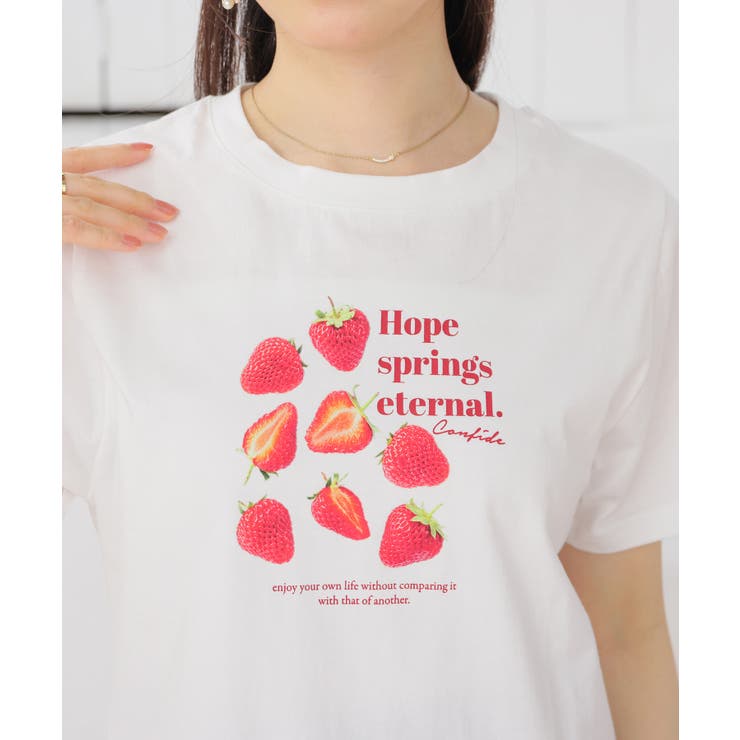 トップス Tシャツ 半袖Tシャツ | Honeys | 詳細画像17 