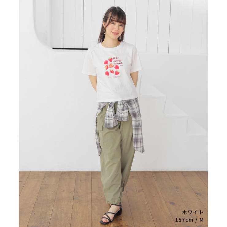 トップス Tシャツ 半袖Tシャツ | Honeys | 詳細画像4 