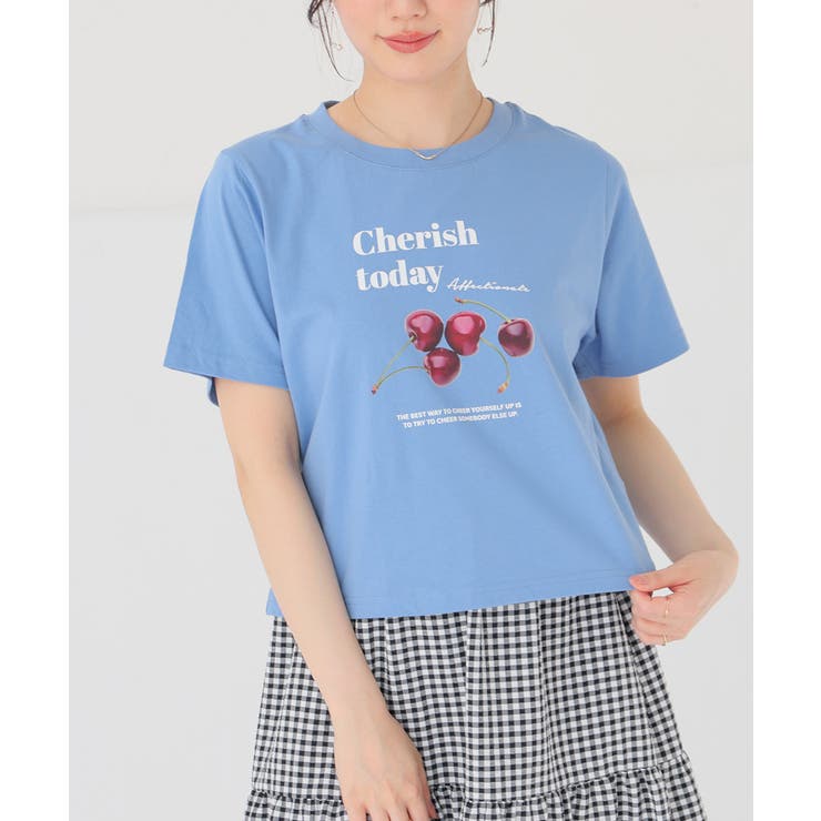 ブルー | トップス Tシャツ 半袖Tシャツ | Honeys