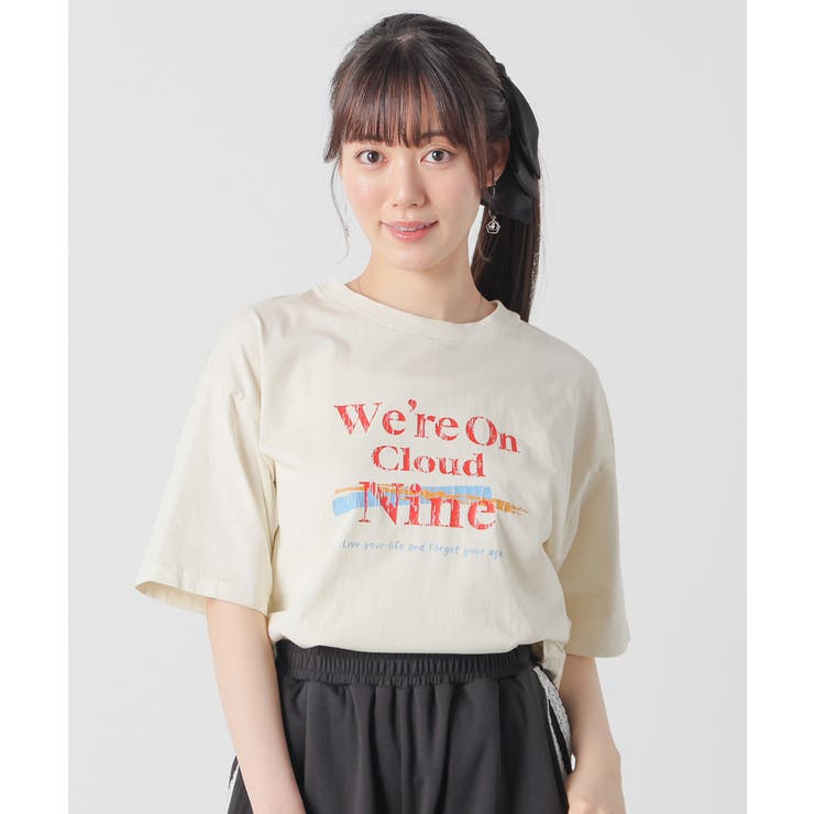 アイボリー | トップス Tシャツ 半袖Tシャツ | Honeys