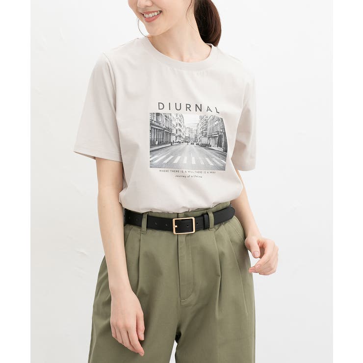 ベージュ | 【ハニーズ】トップス Tシャツ カットソー | Honeys
