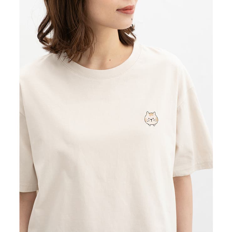 ベージュ | 【ハニーズ】トップス Tシャツ カットソー | Honeys