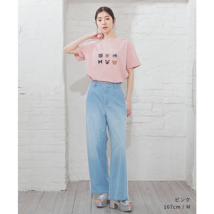 トップス Tシャツ 半袖Tシャツ | Honeys | 詳細画像10 