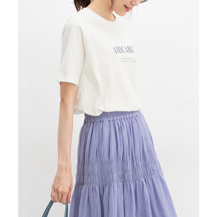 オフ×ブルー | トップス Tシャツ 半袖Tシャツ | Honeys