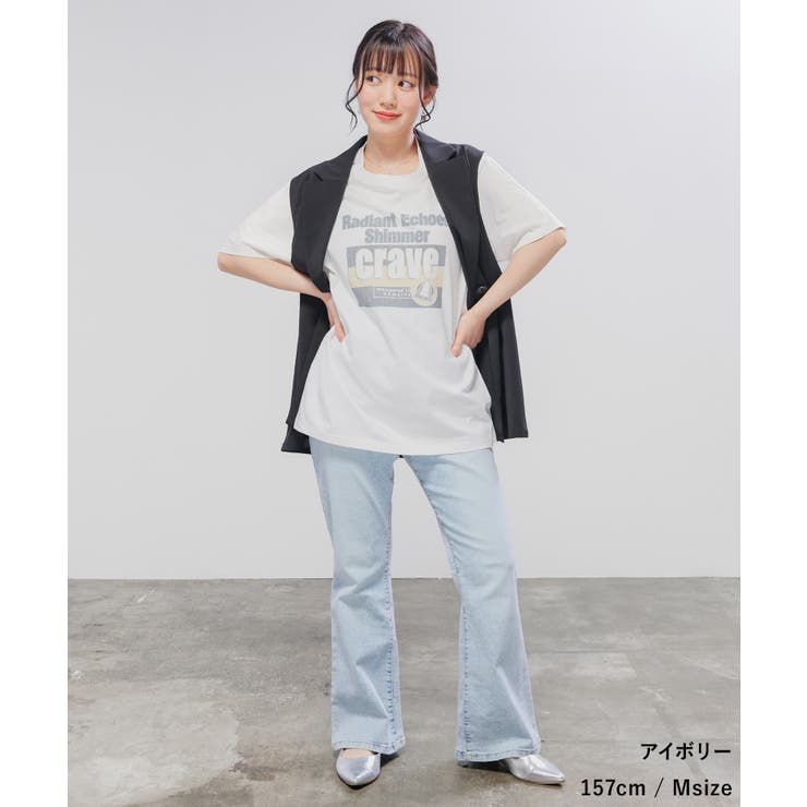 トップス Tシャツ 半袖Tシャツ | Honeys | 詳細画像4 
