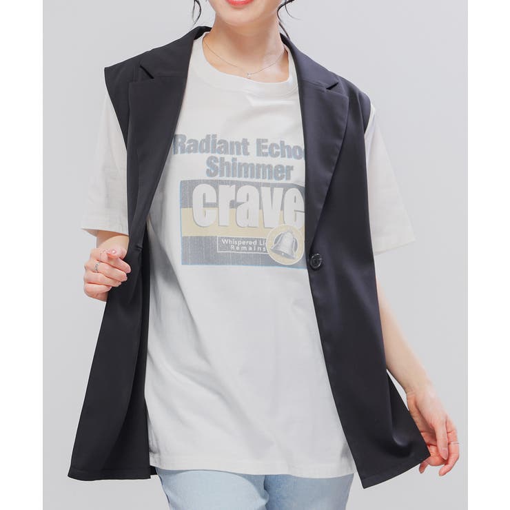 アイボリー | トップス Tシャツ 半袖Tシャツ | Honeys
