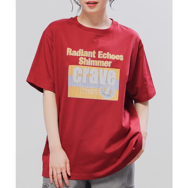 レッド | トップス Tシャツ 半袖Tシャツ | Honeys