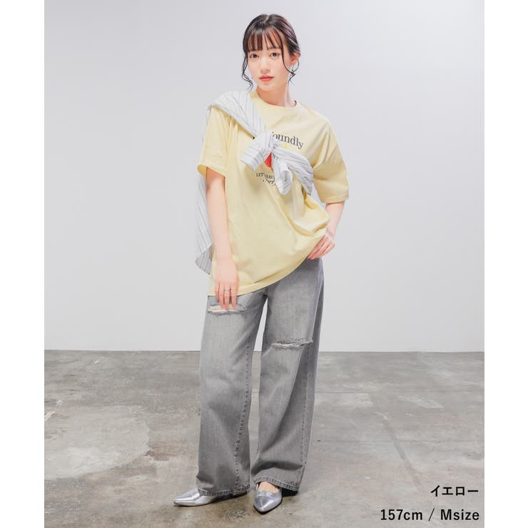 トップス Tシャツ 半袖Tシャツ | Honeys | 詳細画像12 