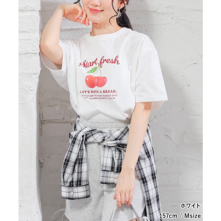 トップス Tシャツ 半袖Tシャツ | Honeys | 詳細画像6 