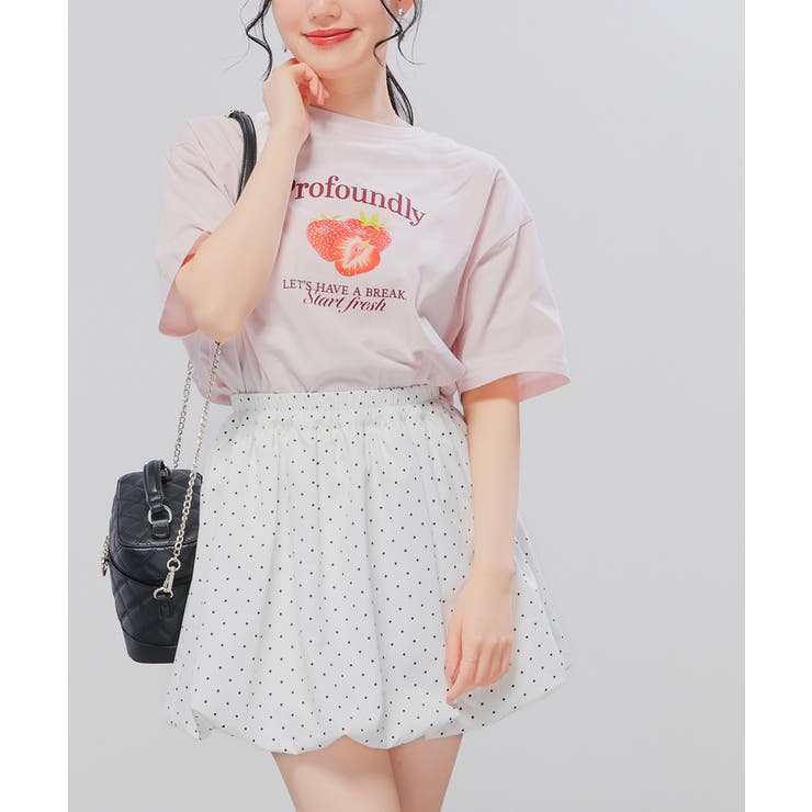 ピンク | トップス Tシャツ 半袖Tシャツ | Honeys