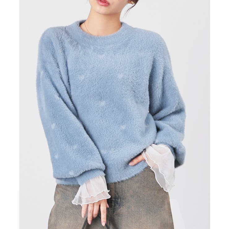 スモーキーブルー | トップス ニット セーター | Honeys