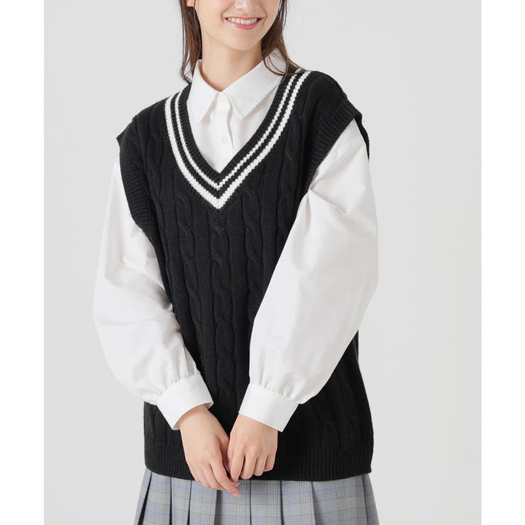 ベスト トップス プルオーバー[品番：HNSW0007906]｜Honeys