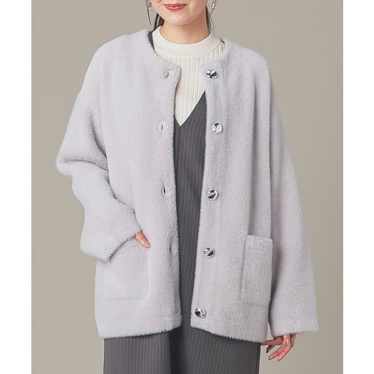 ライトグレー | アウター コート ハーフコート | Honeys