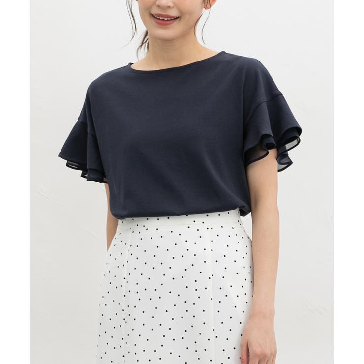 ネイビー | トップス Tシャツ 半袖Tシャツ | Honeys