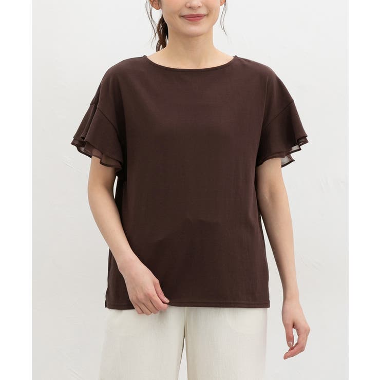 ブラウン | トップス Tシャツ 半袖Tシャツ | Honeys