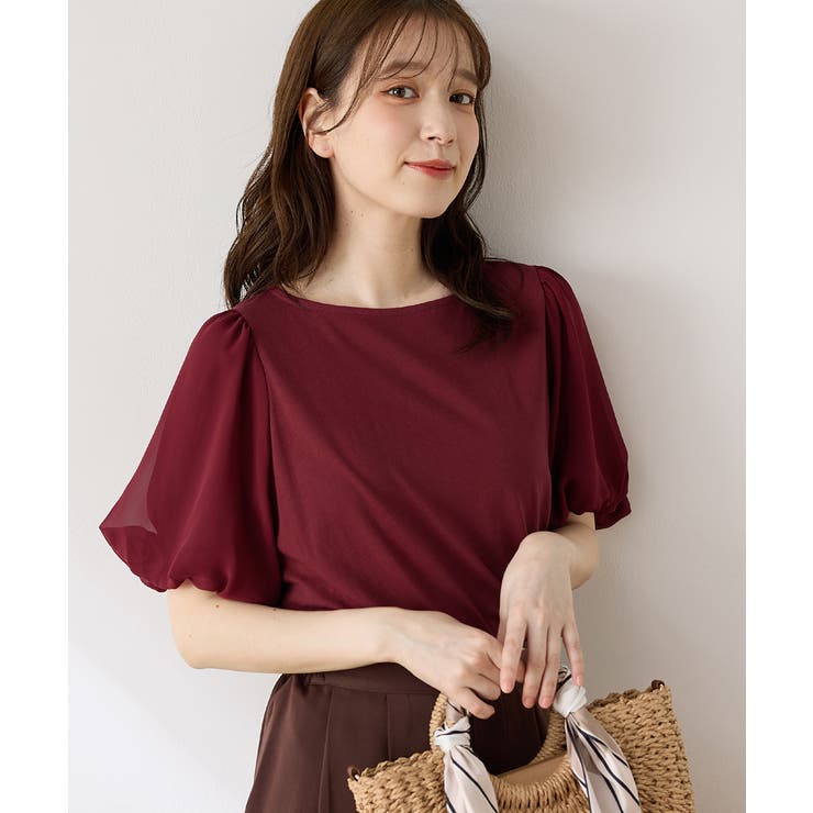 ダークレッド | トップス Tシャツ 半袖Tシャツ | Honeys