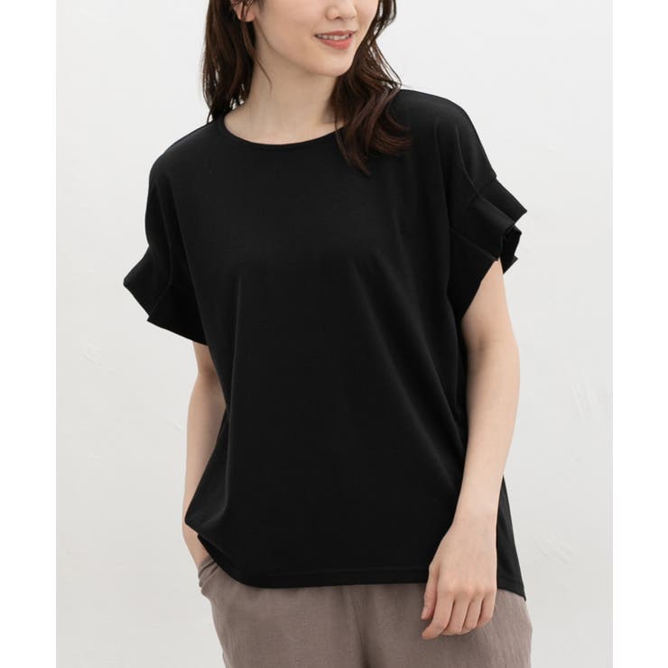 ブラック | トップス Tシャツ 半袖Tシャツ | Honeys