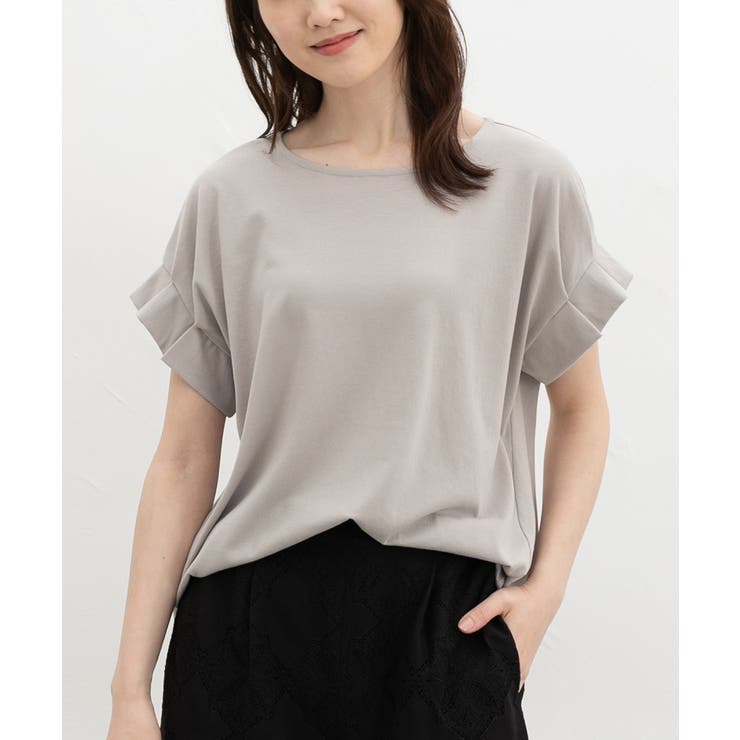 グレージュ | トップス Tシャツ 半袖Tシャツ | Honeys