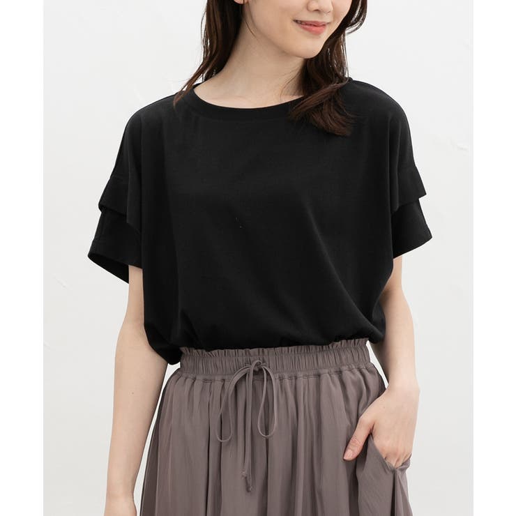 ブラック | トップス Tシャツ 半袖Tシャツ | Honeys
