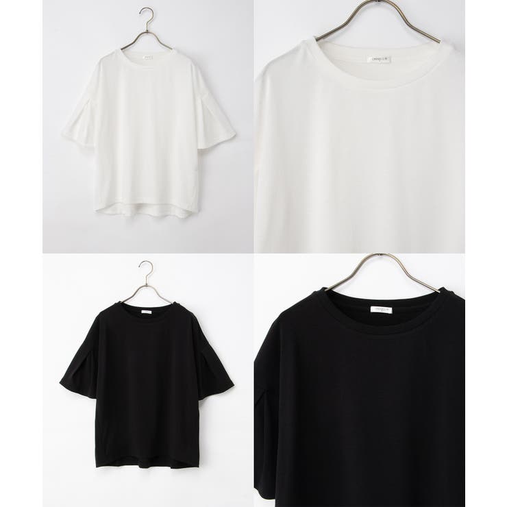 トップス Tシャツ ５分袖Tシャツ | Honeys | 詳細画像12 